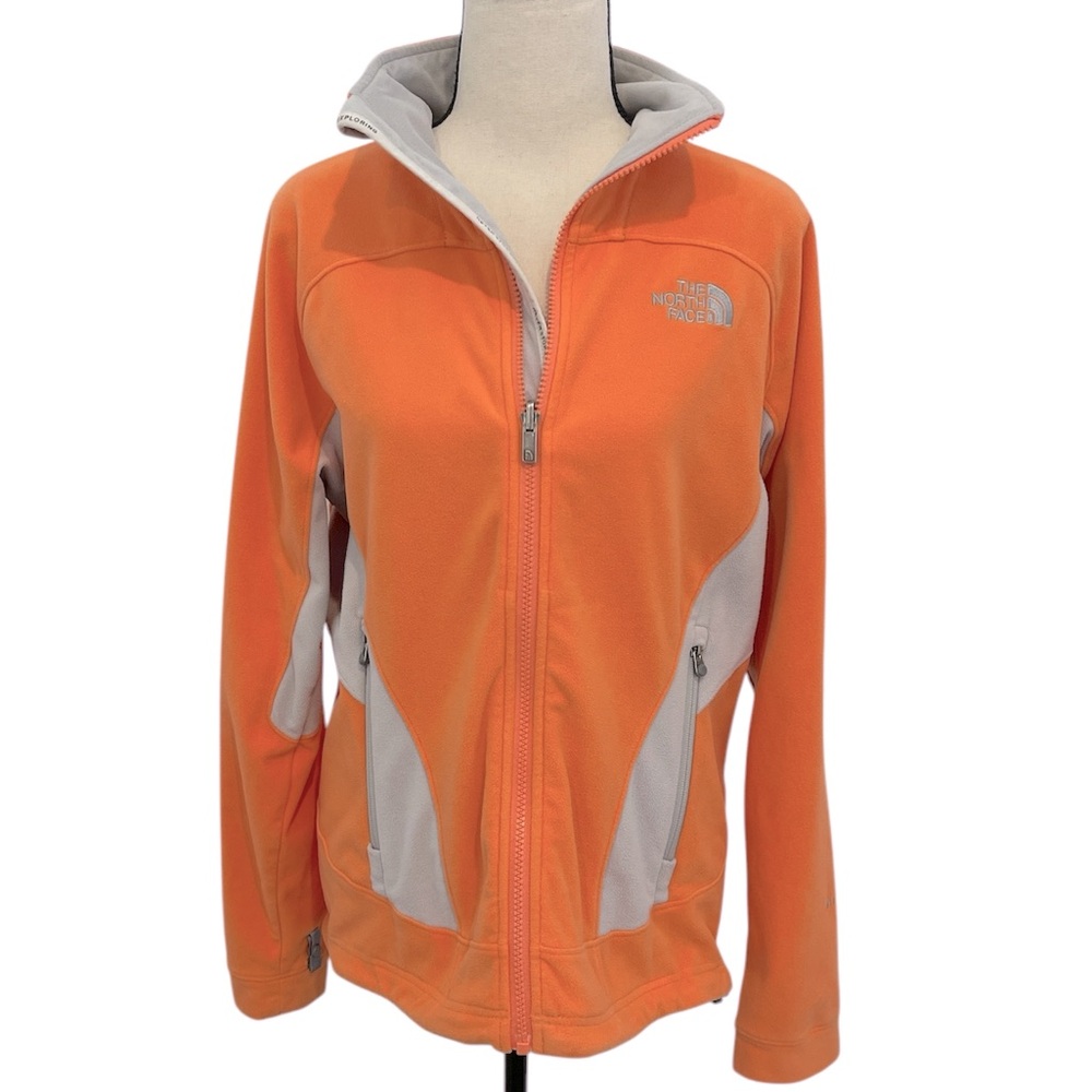 The North Face | TKA Stretch flight series orange zip up Sz M